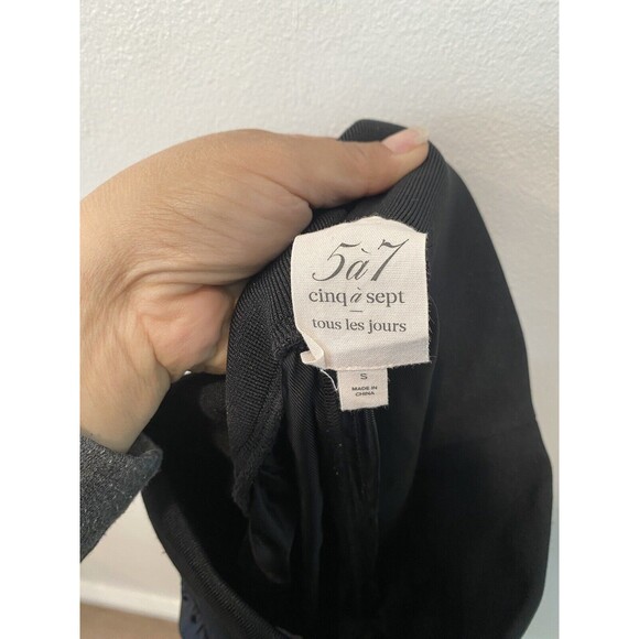 Cinq a Sept Giles Twill Cargo Joggers Small Black Sz Small - Picture 5 of 11